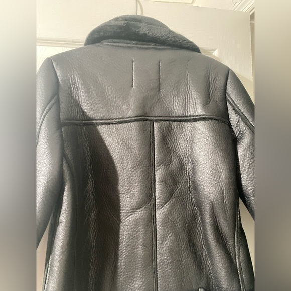 @@@ZARA@@@Zara Biker Belted Double-Faced Jacket. - Picture 12 of 16